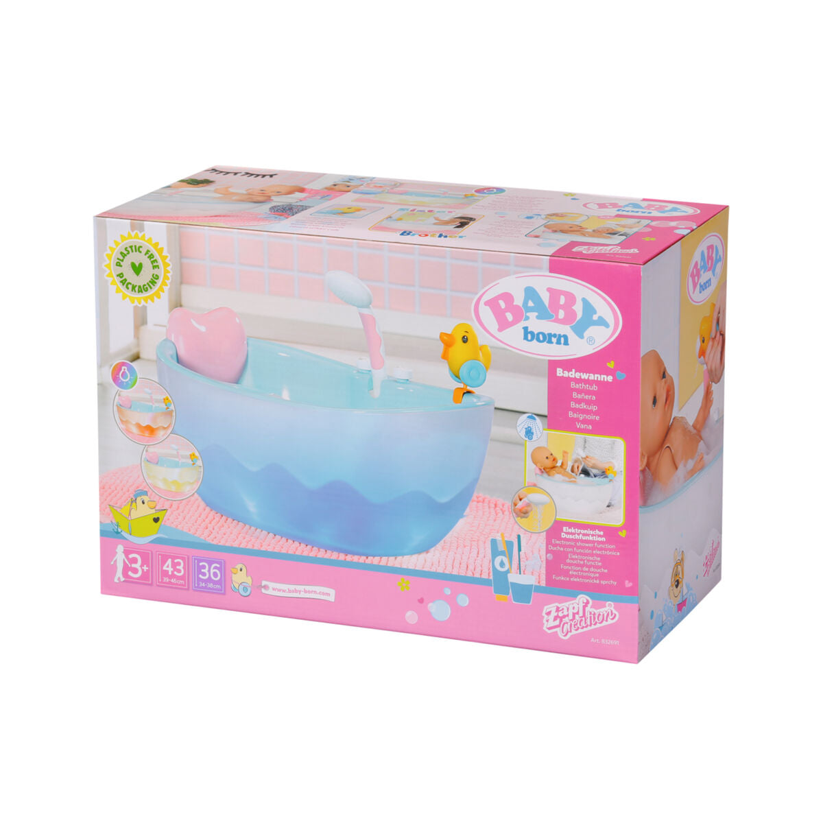 Dolls Accessories Baby Born Bath Bathtub-1