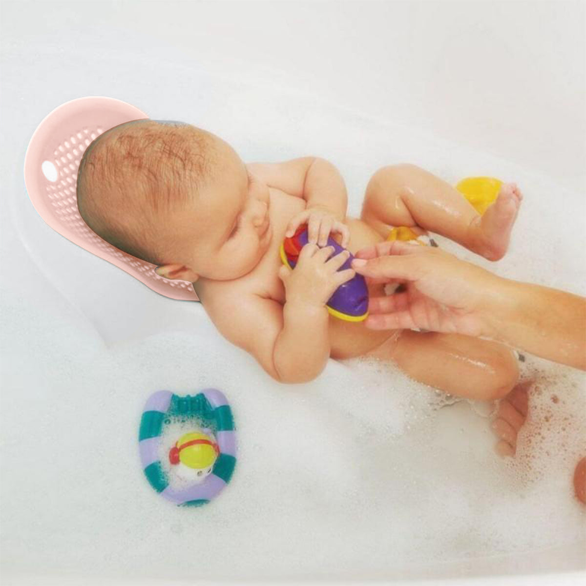 NNEDPE Angelcare AC584 Baby Bath Support Fit - Pink-4