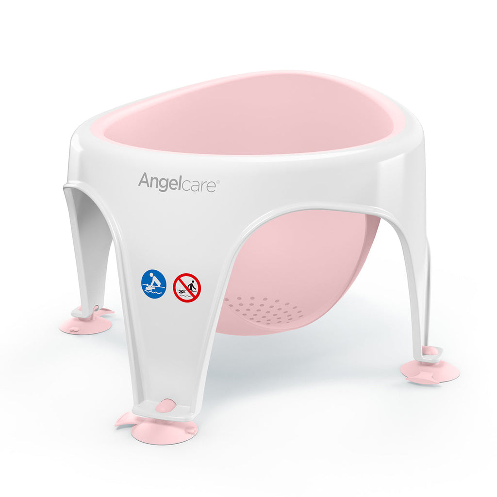 NNEDPE Angelcare AC587 Baby Bath Soft Touch Ring Seat - Pink-0